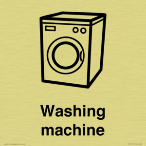 Dementia washing machine sign
